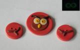 Orville the Owl buttons