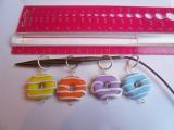 Iced Doughnut style Stitch Markers