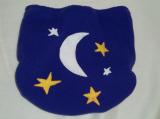 'Starry night' fleece nappy wrap