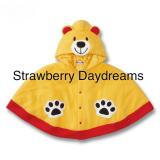 Sands Auction Yellow Bear Poncho