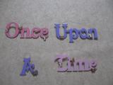 Large And Unique "Once Upon A Time" Wooden Wall Art Piece