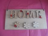 Home Plaque complete with little ladybirds x