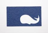 "Whale" Cut and Embossed Greetings Card